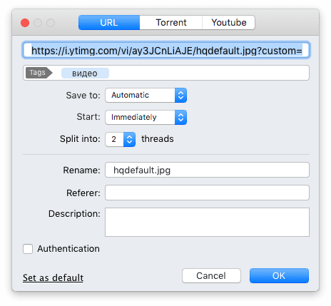 Download Manager Folx Download Manager Screenshot