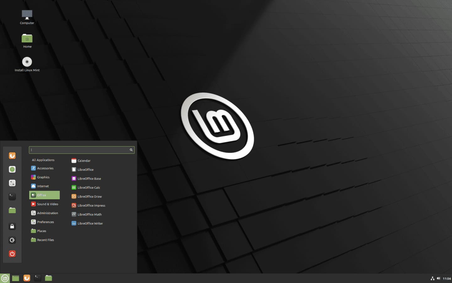Cinnamon Edition Overview Linux Mint Cinnamon Edition Screenshot