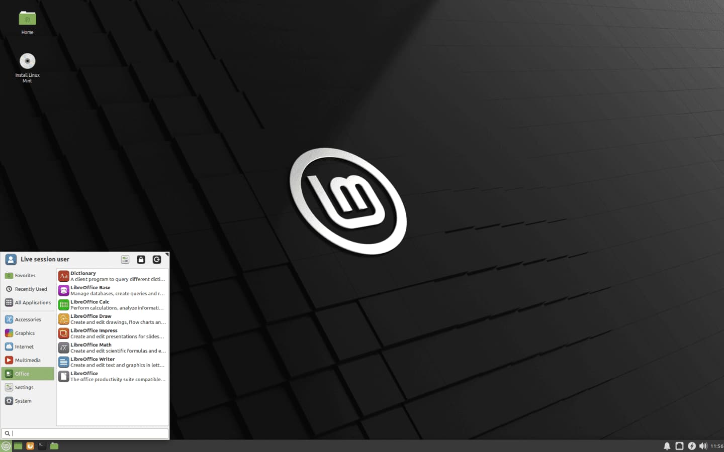 Xfce Edition Overview Linux Mint Xfce Edition Screenshot