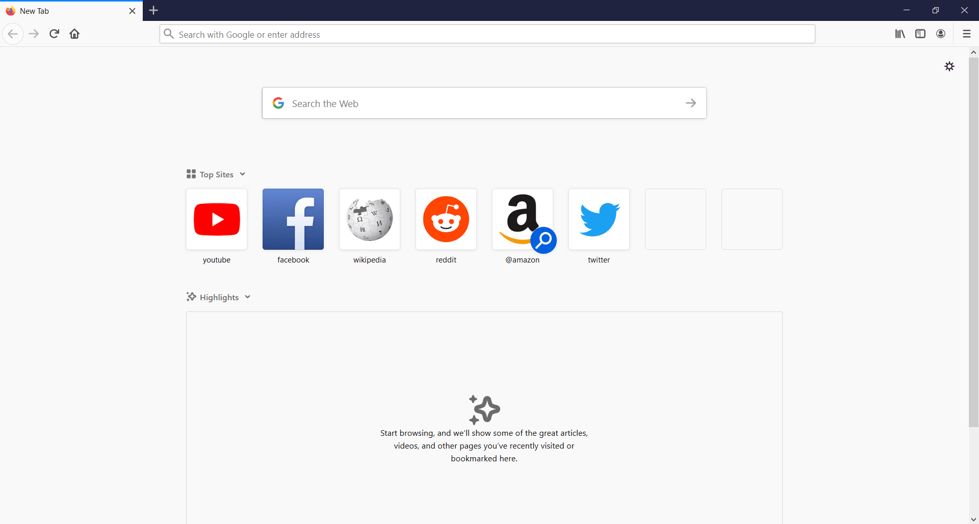 Main Interface Screenshot Mozilla Firefox Main Interface Screenshot