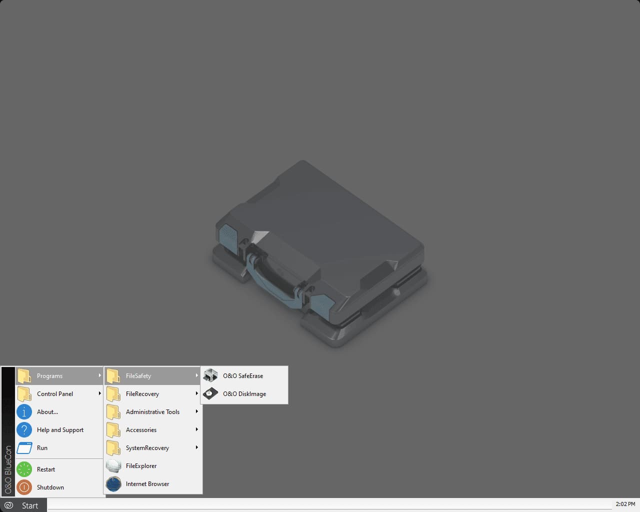 O&O BlueCon Programs Screenshot