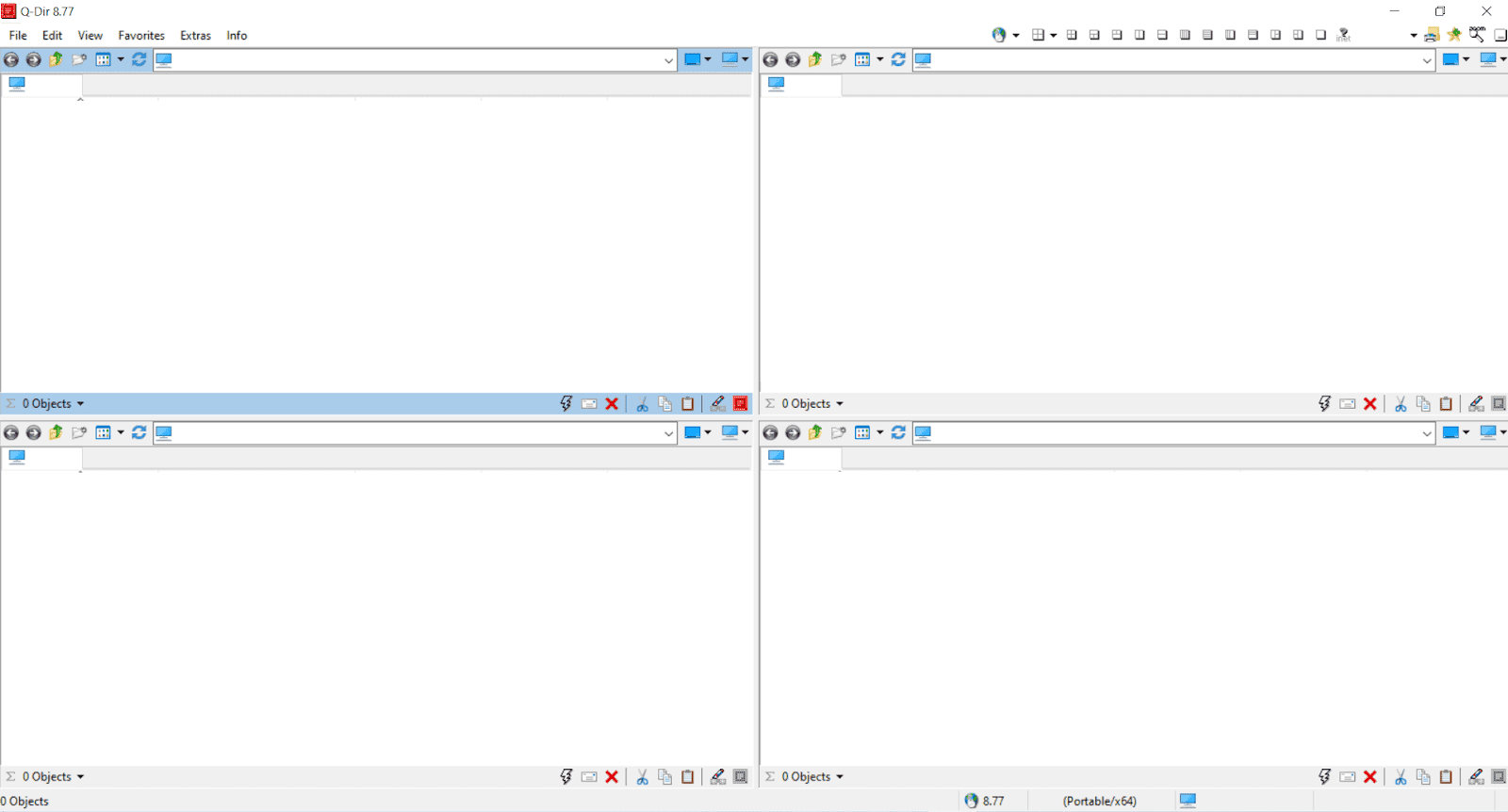 Overview Q-Dir Main Interface Screenshot