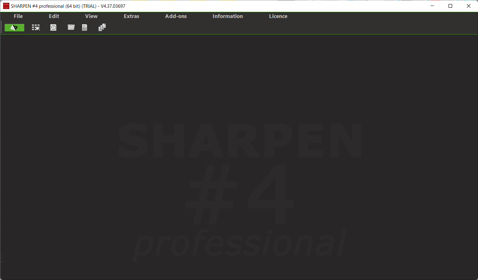 Overview SHARPEN Professional Main Interface Screenshot