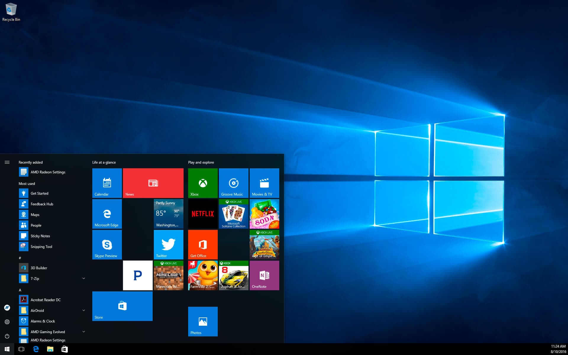 Windows 10 Style Start10 Windows 10 Style Screenshot