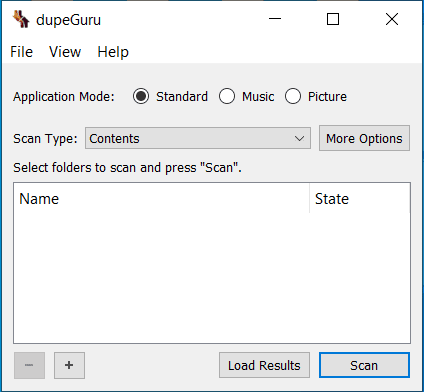 dupeGuru Main Interface Screenshot