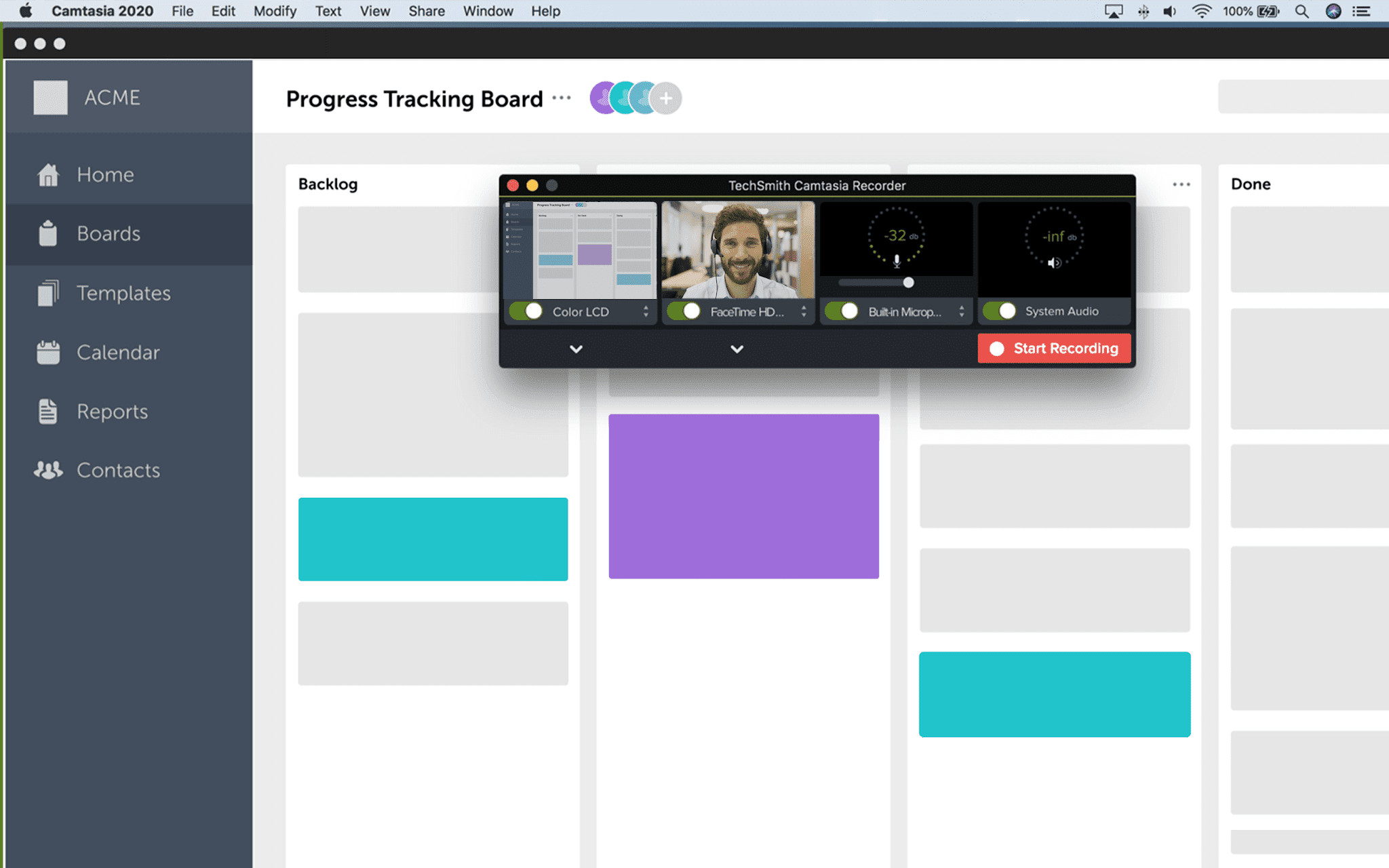 Camtasia Recorder Screenshot