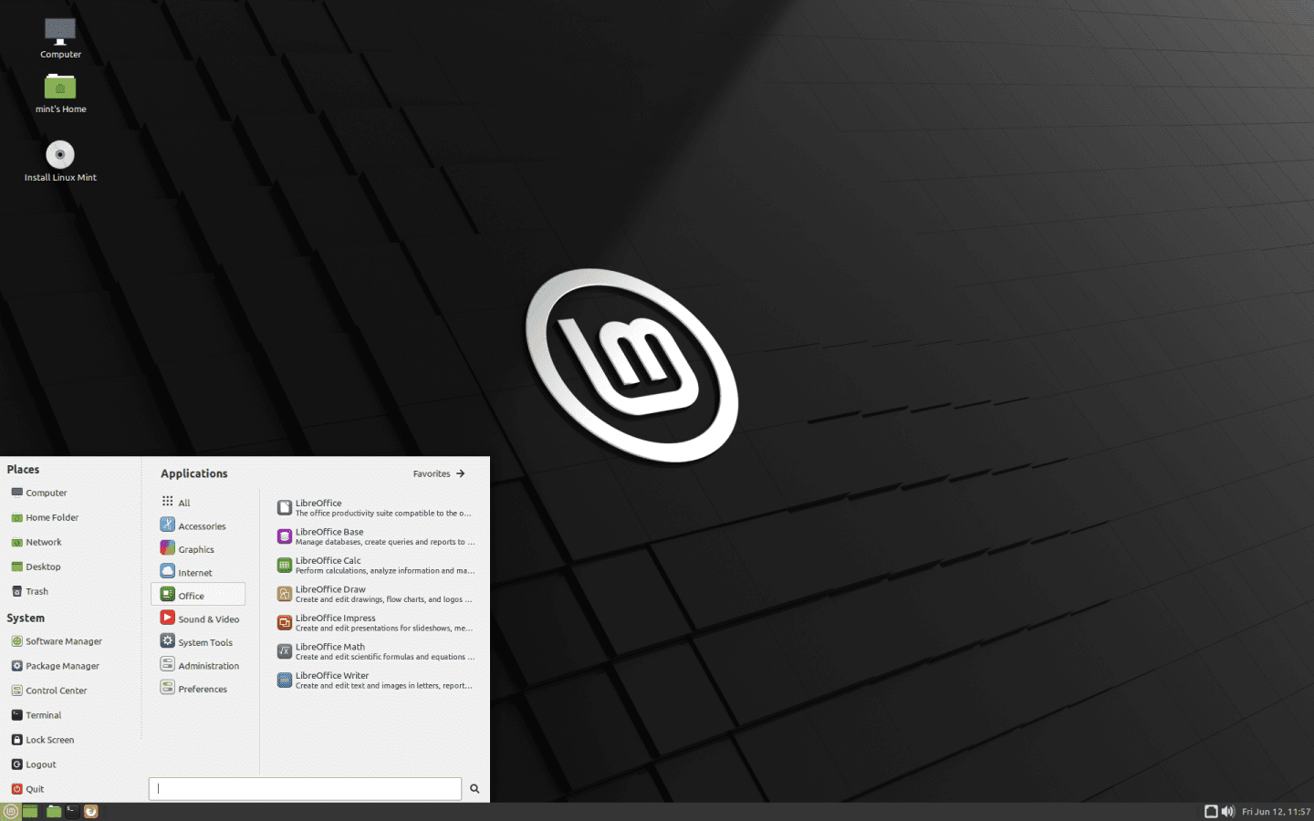 MATE Edition Overview Linux Mint MATE Edition Screenshot