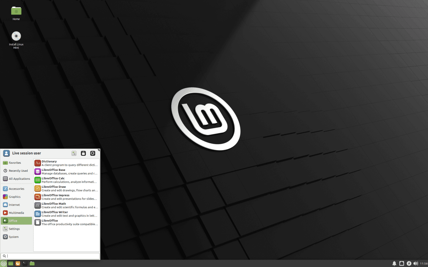 Xfce Edition Overview Linux Mint Xfce Edition Screenshot