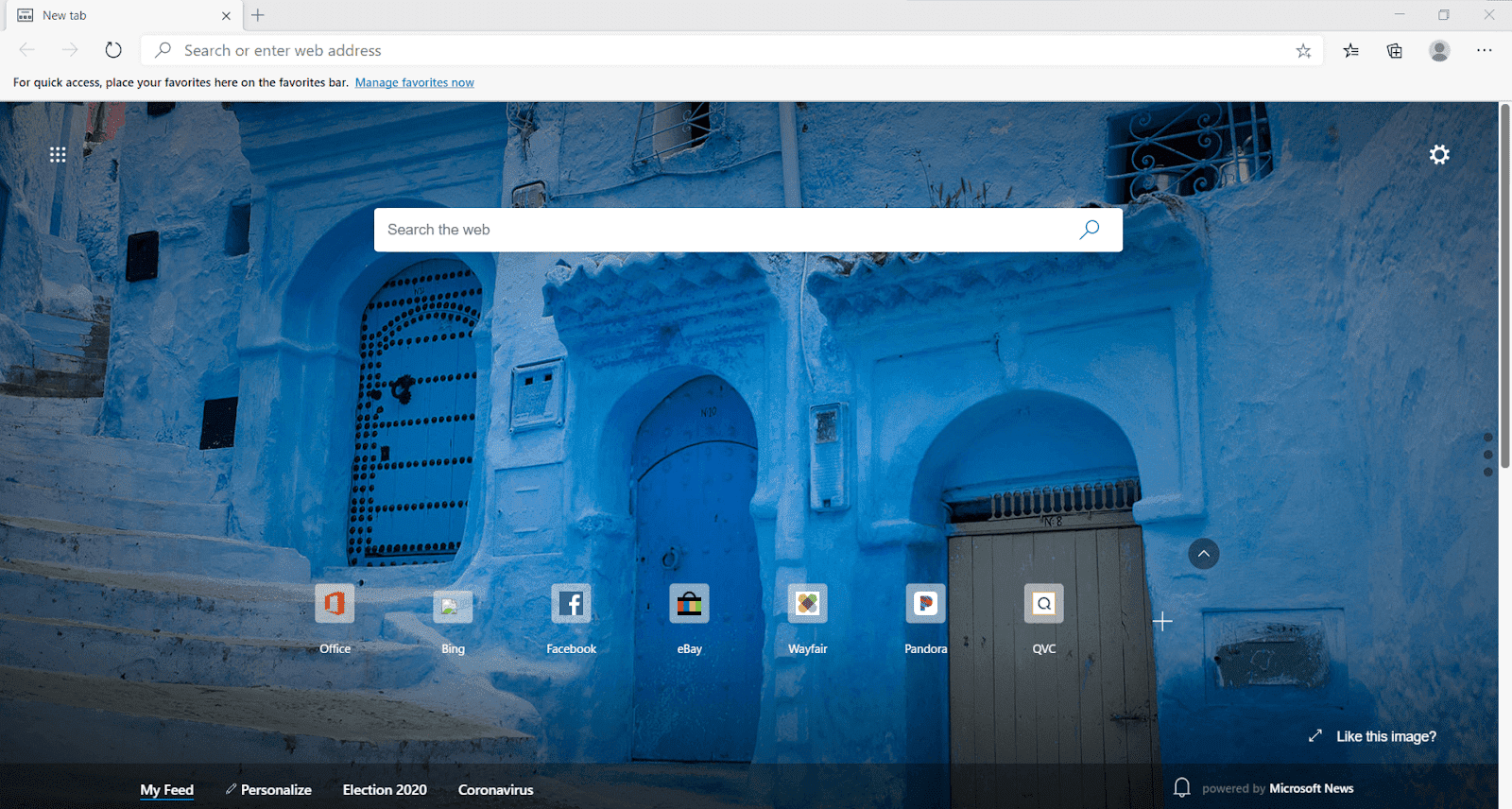 Main Interface Microsoft Edge Overview Screenshot