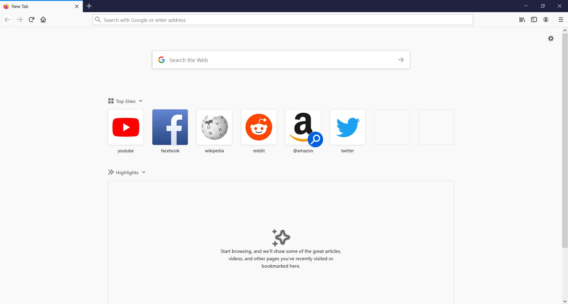 Main Interface Screenshot Mozilla Firefox Main Interface Screenshot