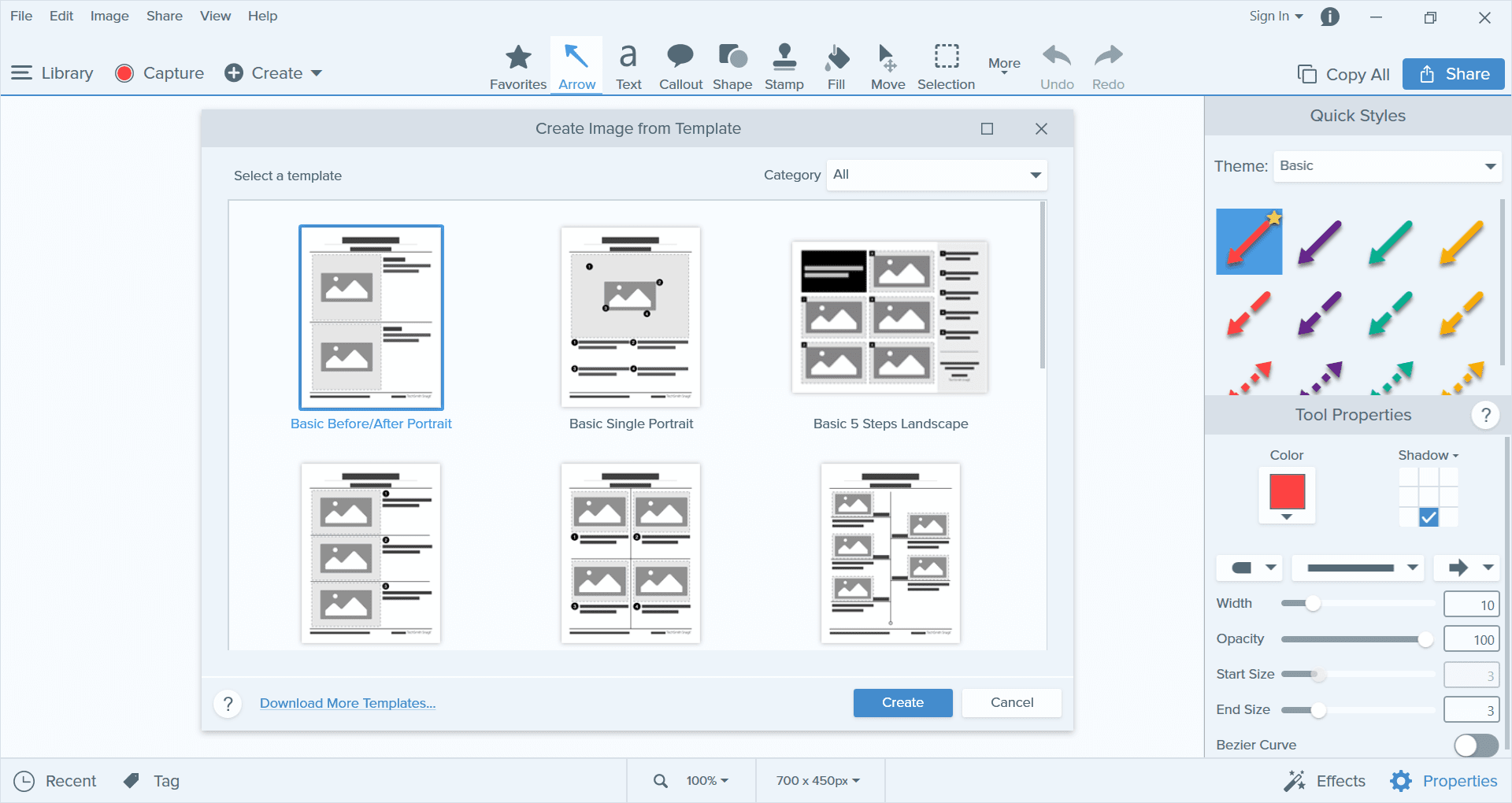 Image From Template TechSmith Snagit Image From Template Screenshot